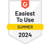 Easiest to use Summer 2024